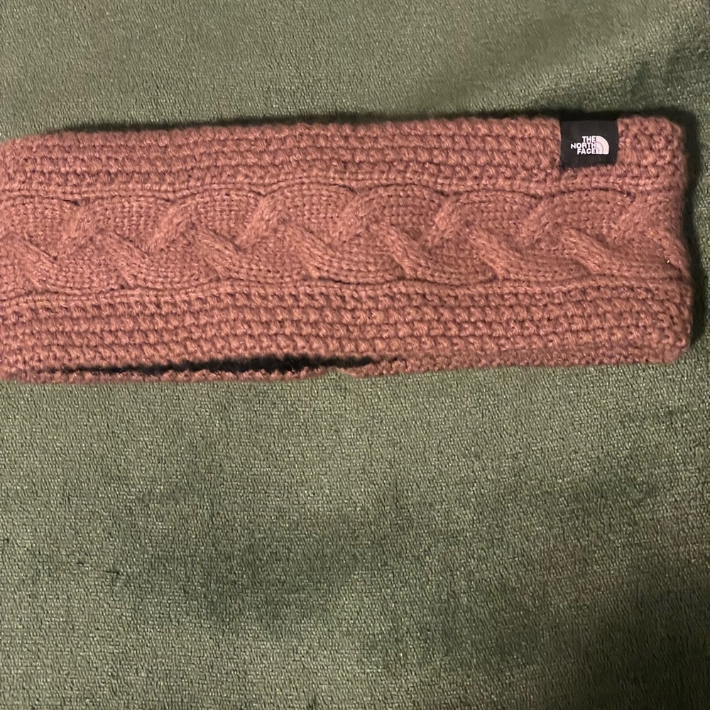 The North Face headband. Color brown. Used.